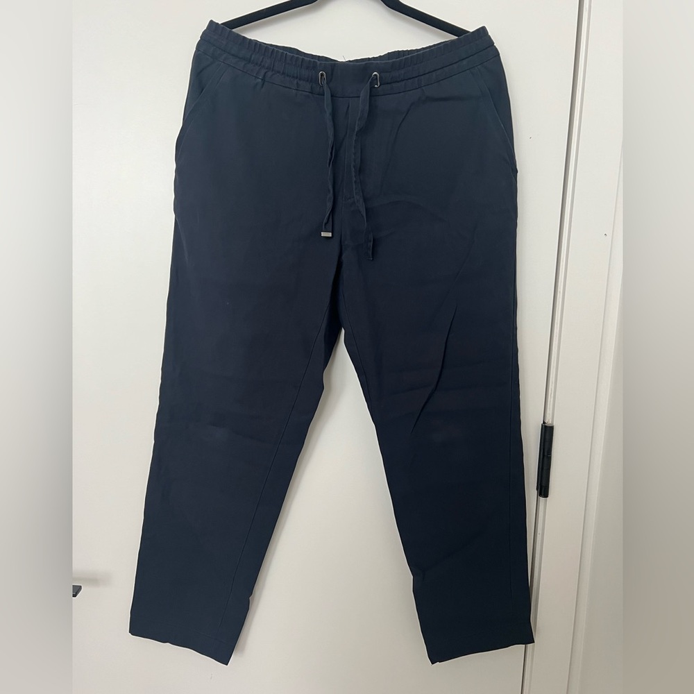 Men’s Berluti Drawstring Navy Pants Size 48